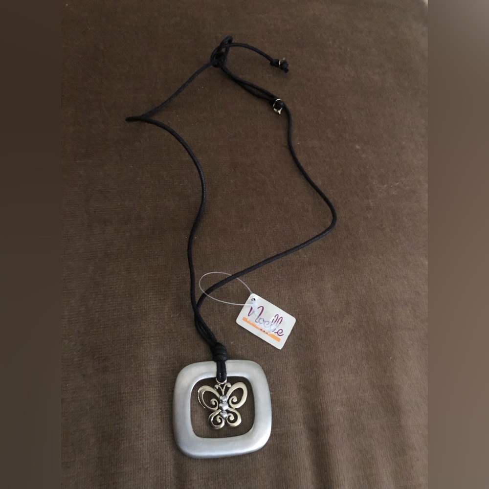 ❤️Noelle Stainless Steel Butterfly Pendent on a Cord 617 $20 or $15 w/offer